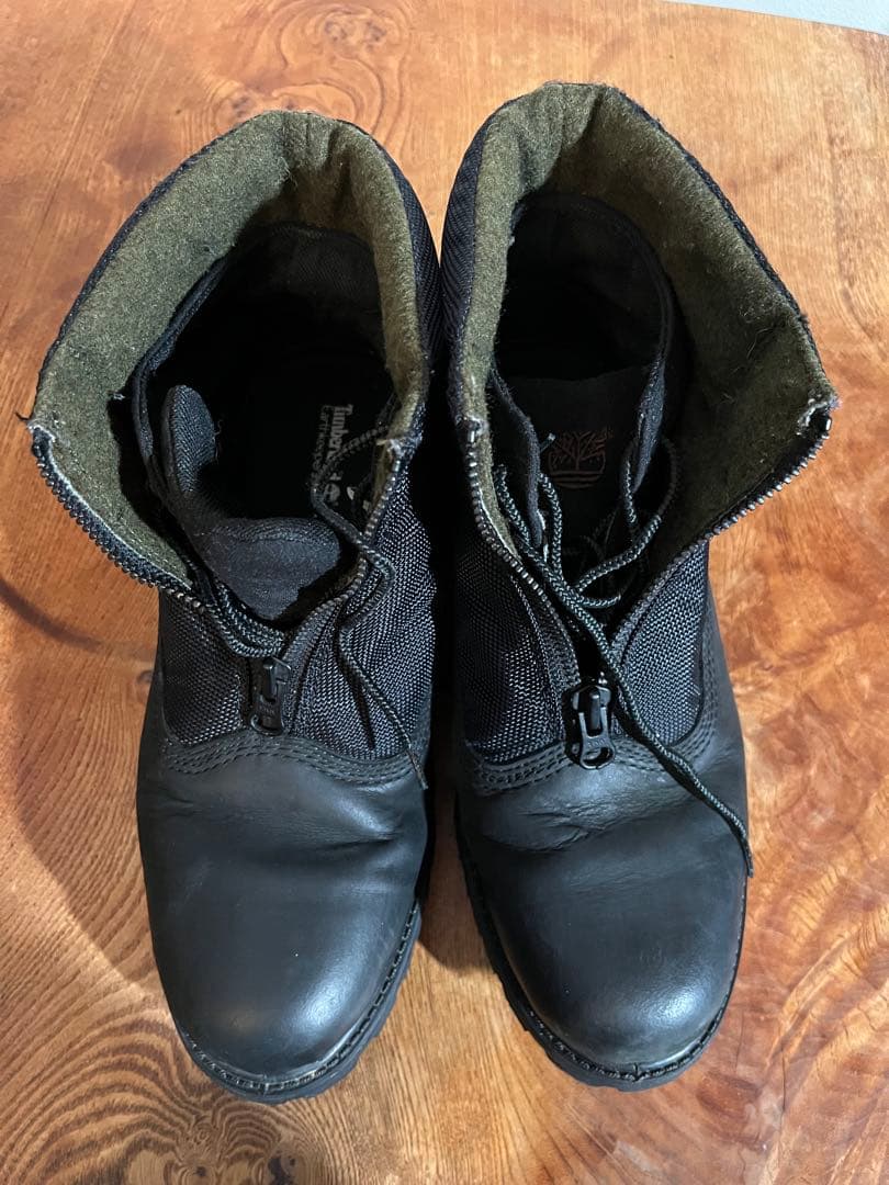 Timberland × WOOLRICHジッパーブーツ　26cm ブラック