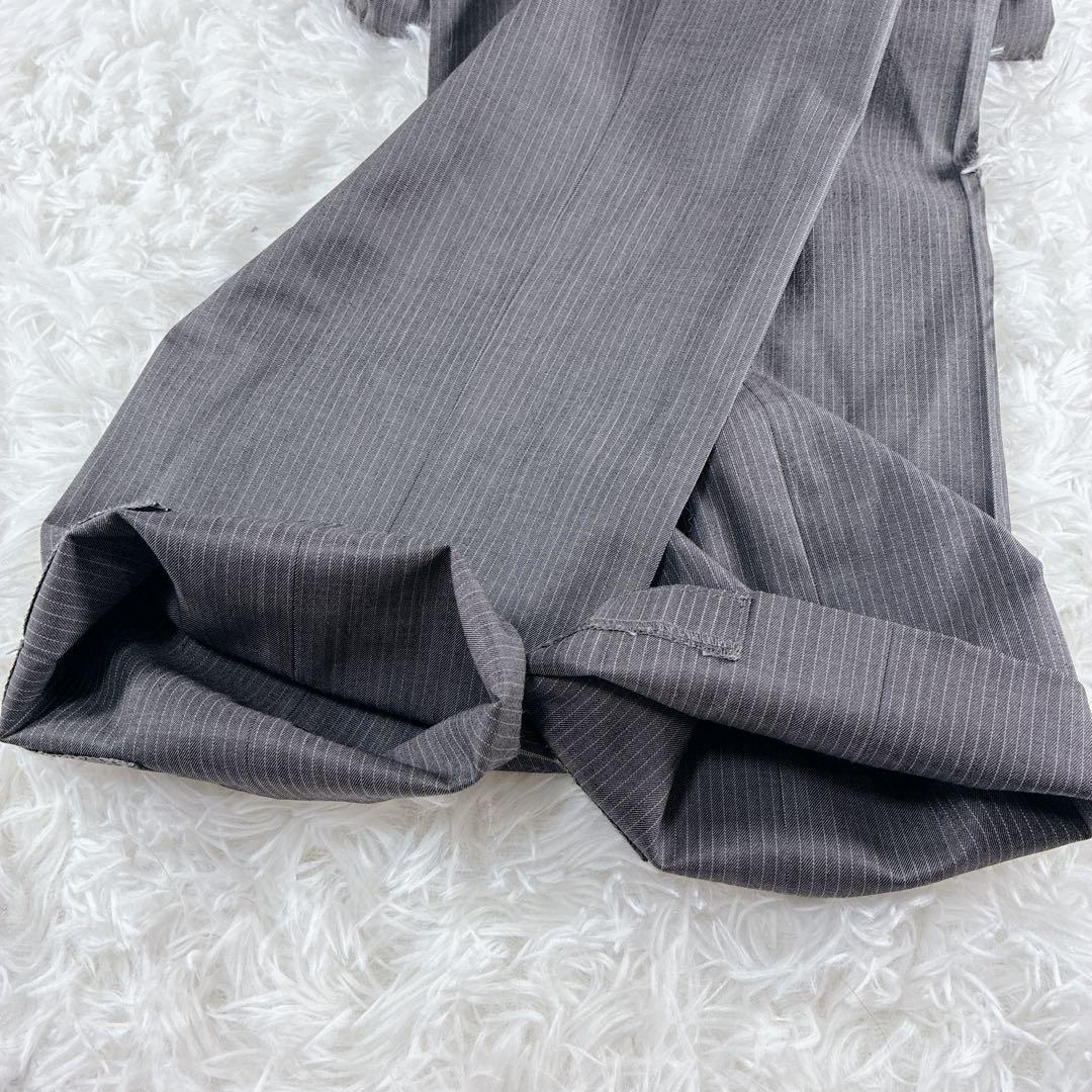 美品 バーバリーブラックレーベル グレー スーツ セットアップ 38R 日本製