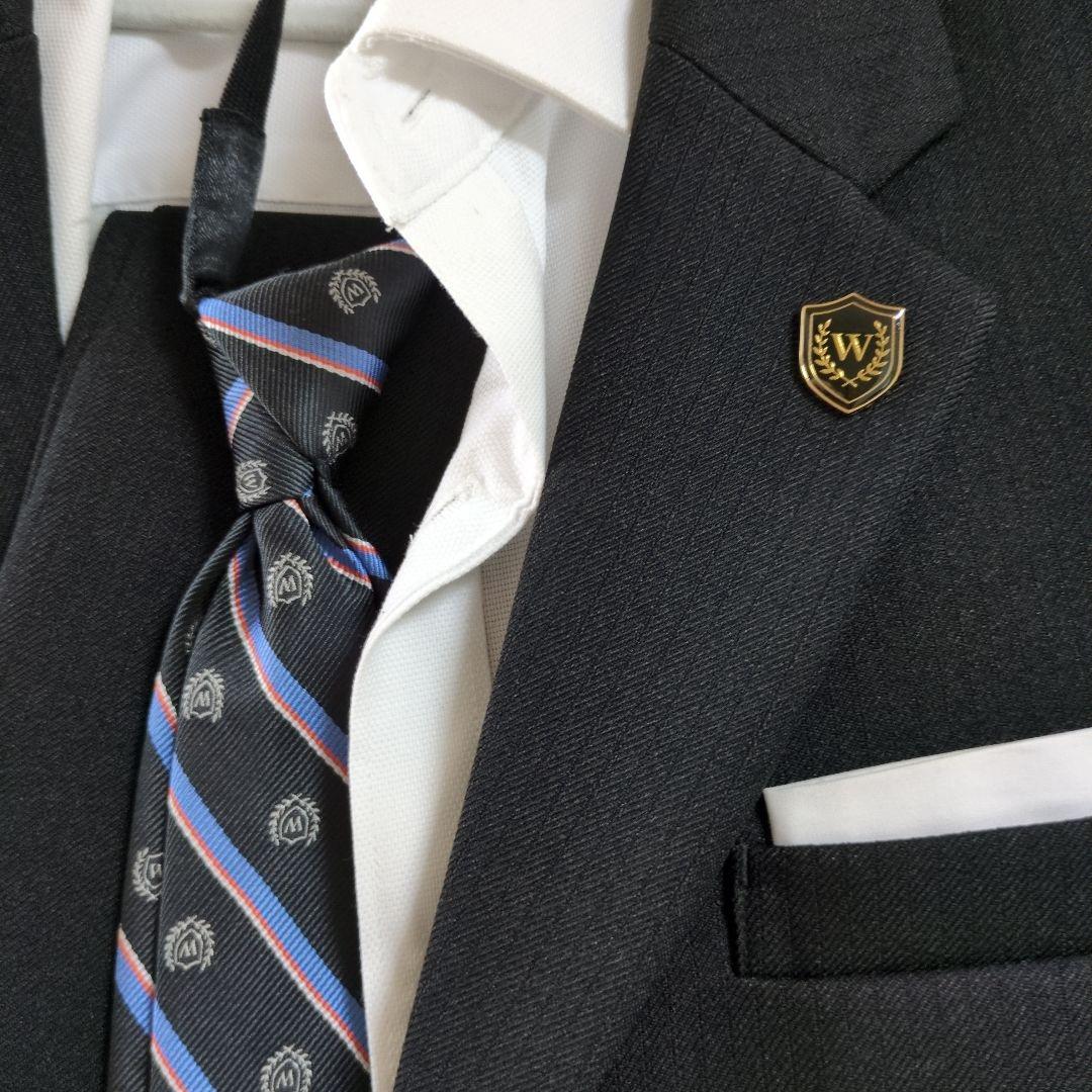 卒服　男子　フォーマルスーツ黒 160cm