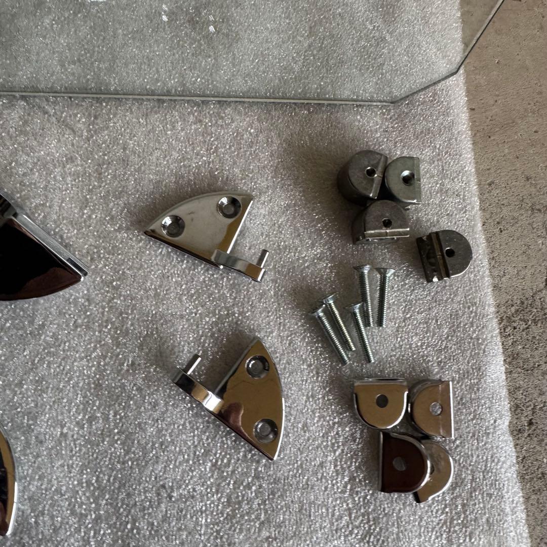 USMハラーHallerガラスドアセット・メタルパネル用金具付き