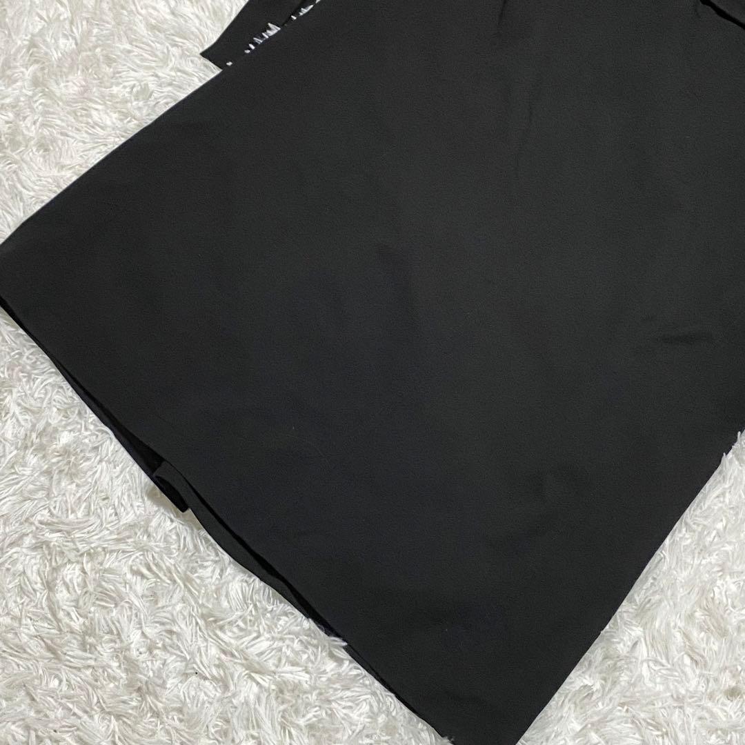 【良品】SHAREEF・シャリーフ・オーバーエプロン・黒・2サイズ