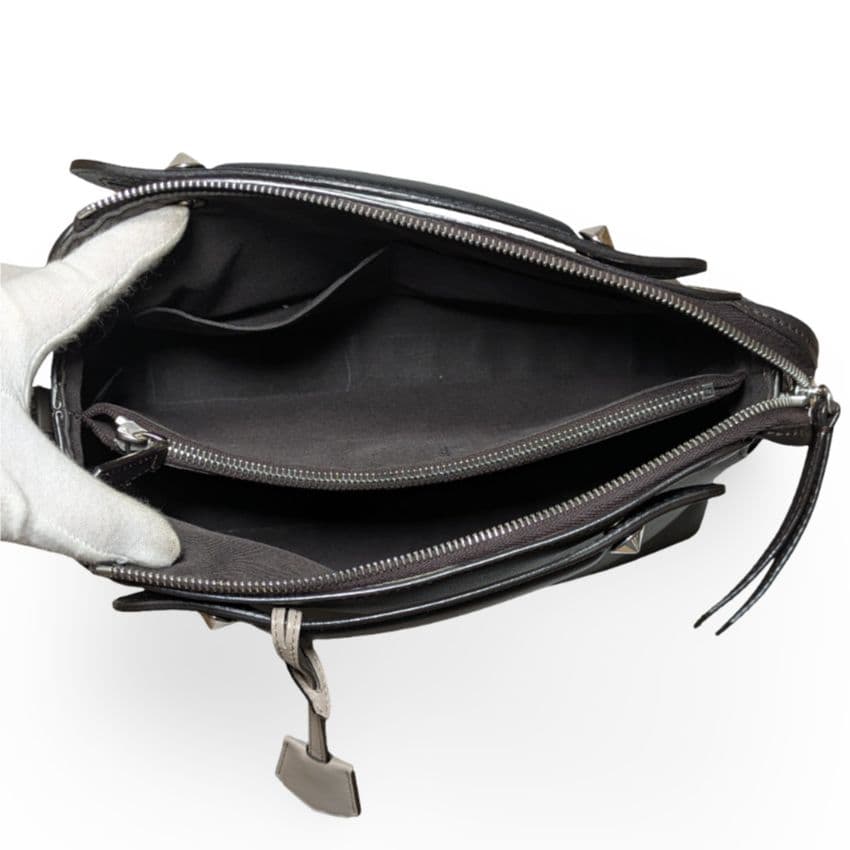 【極美品】FENDI バイザウェイミディアム　グレー ショルダーバッグ