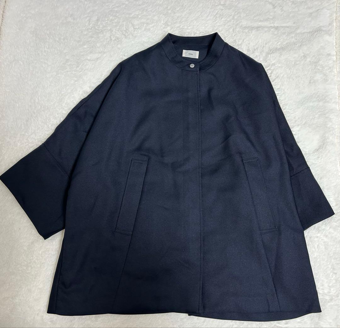 美品IENA ツイル ショートコート ジャケット　F