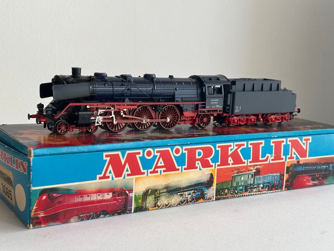 メルクリン HO スチールブルー　3097 蒸気機関車 完全稼動品　発煙装置