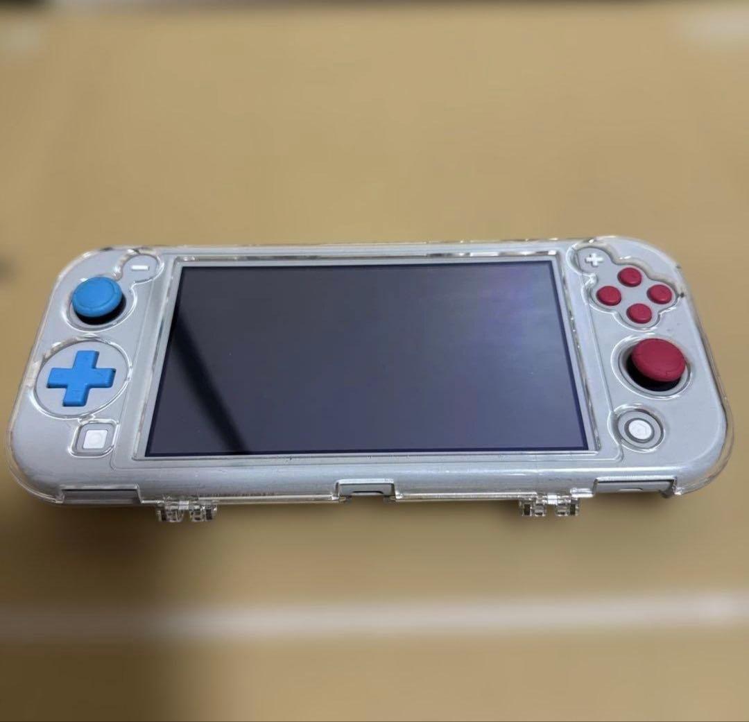 Nintendo Switch Lite ポケモンデザイン透明カバー、充電器付属
