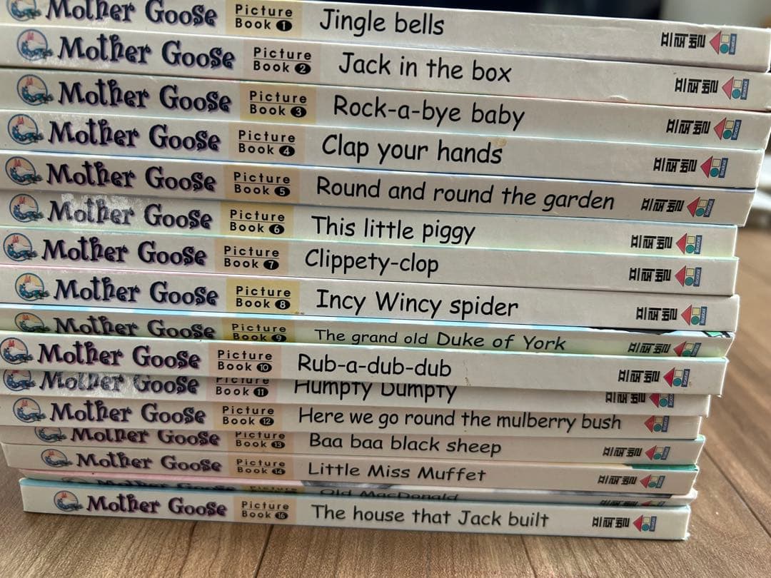 韓国マザーグース 英語教材 #幼児向け英語本16冊　CD8枚 프뢰벨마더구스