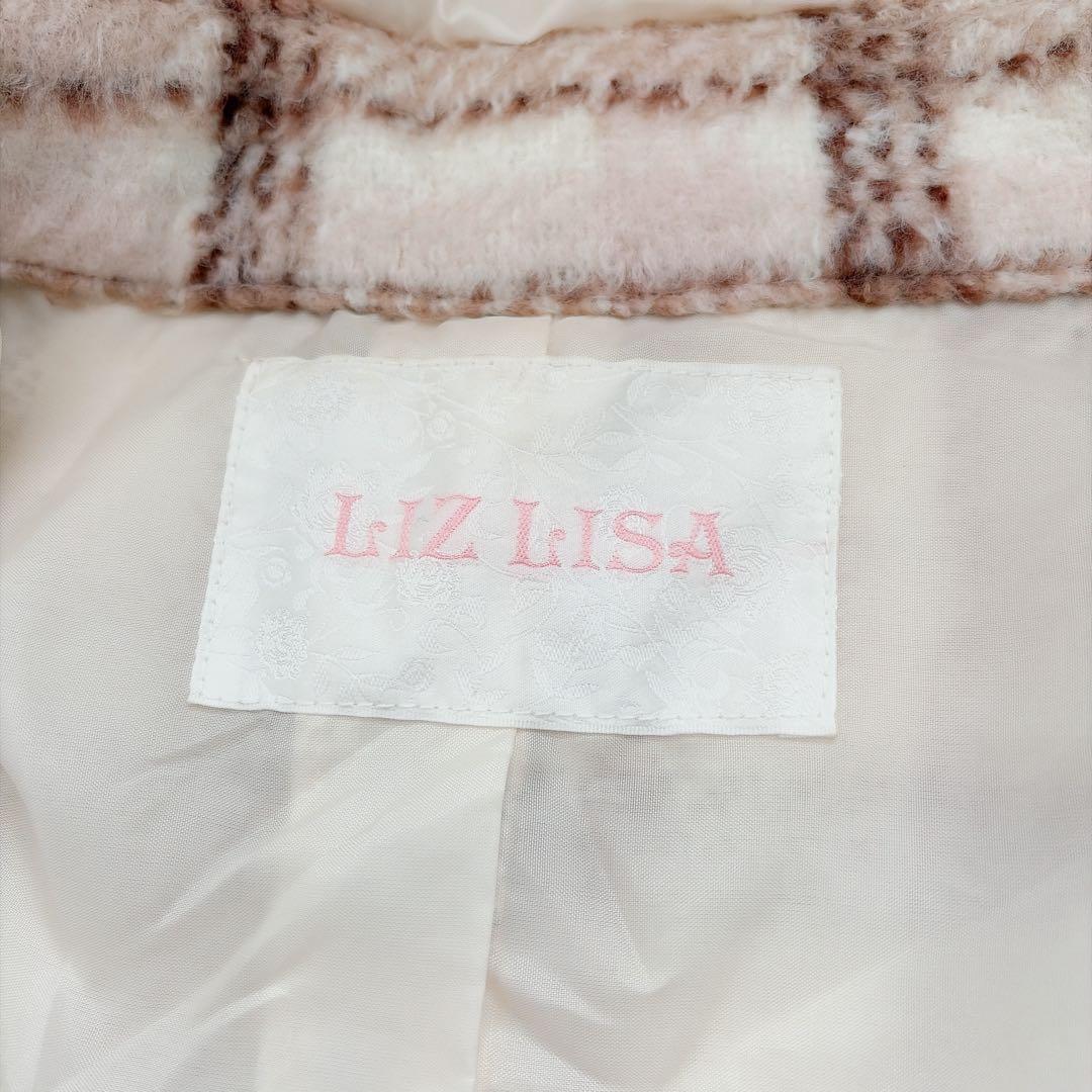 LIZ LISA ポンチョ　ケープコート　アウター　上着　ファー付フード　裏地付