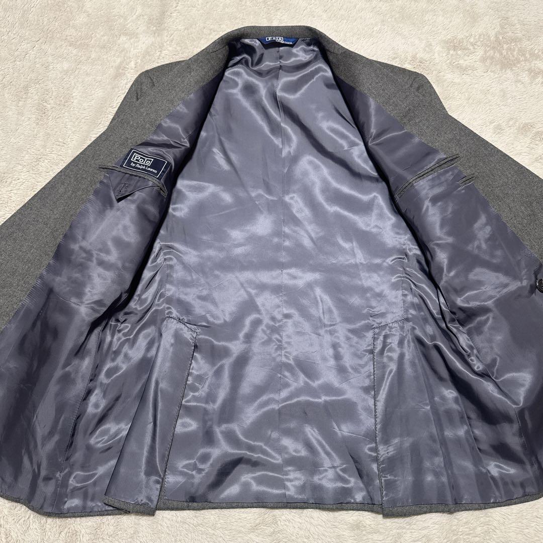 Polo Ralph Lauren ダブルスーツ グレー AB6 XL相当