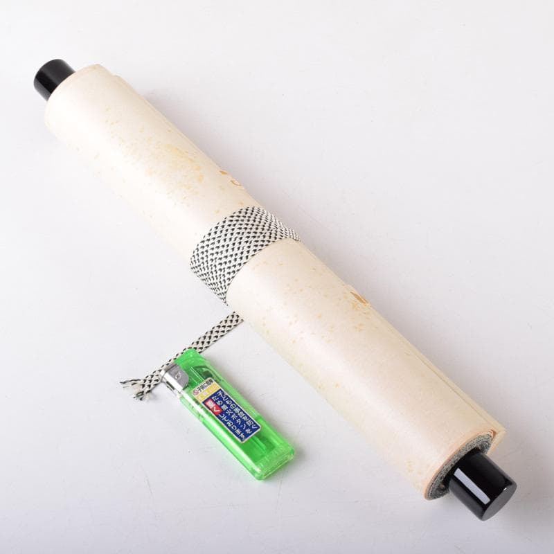 掛軸　黄梅院　紫野　小林太玄筆　一行書　「紅葉添秋色」　共箱　C　8188A