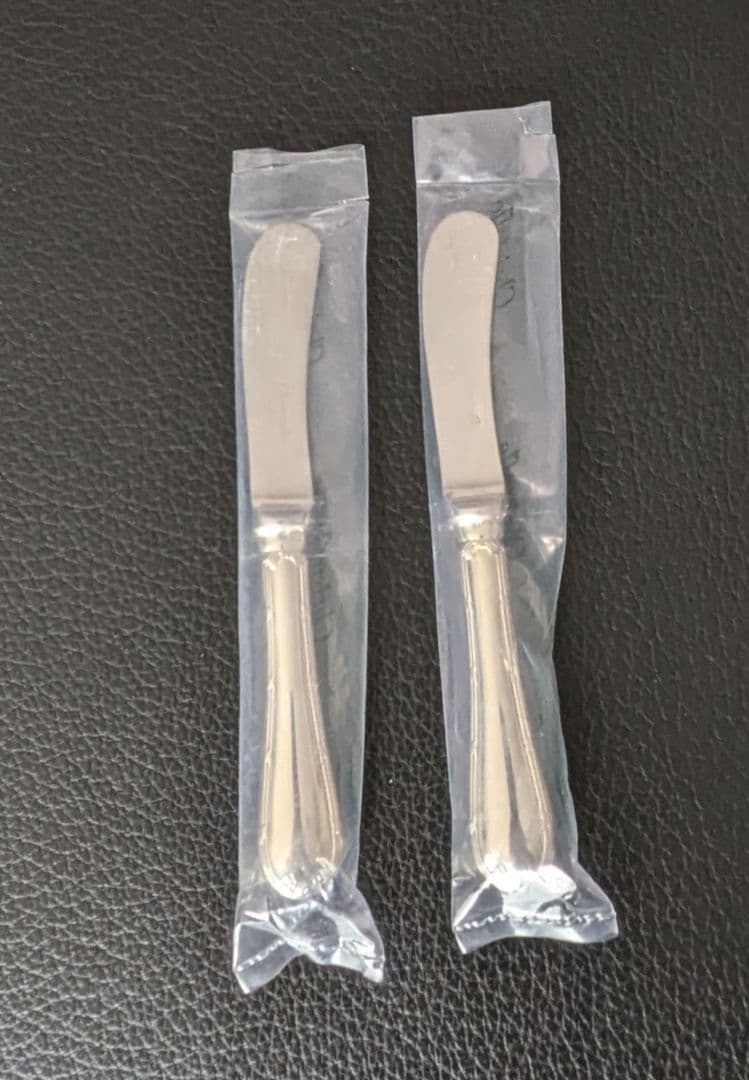 【新品、未開封】希少、廃盤品　クリストフル　リュバン　バターナイフ2点