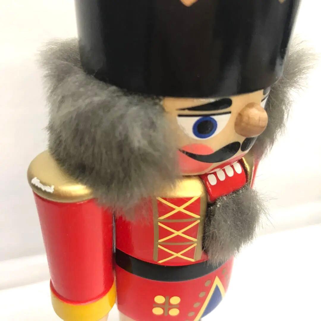 木製 くるみ割り人形 約17cm ドイツ製 ドレゲノ社