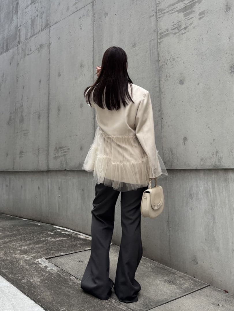 HONEY MI HONEY チュールぺプラムジャケット