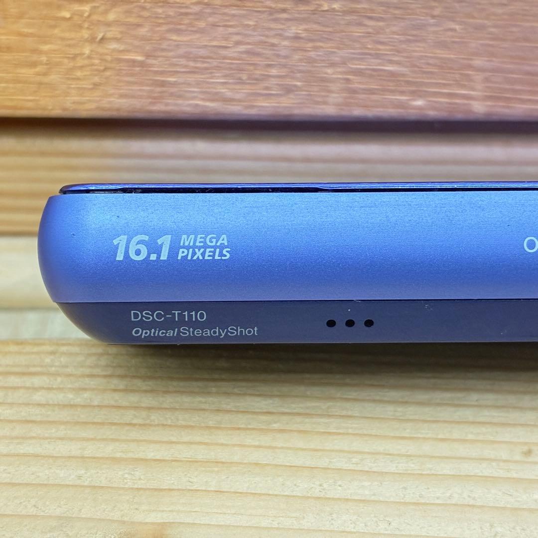 【動作品】SONY Cyber−Shot T DSC-T110 バイオレット