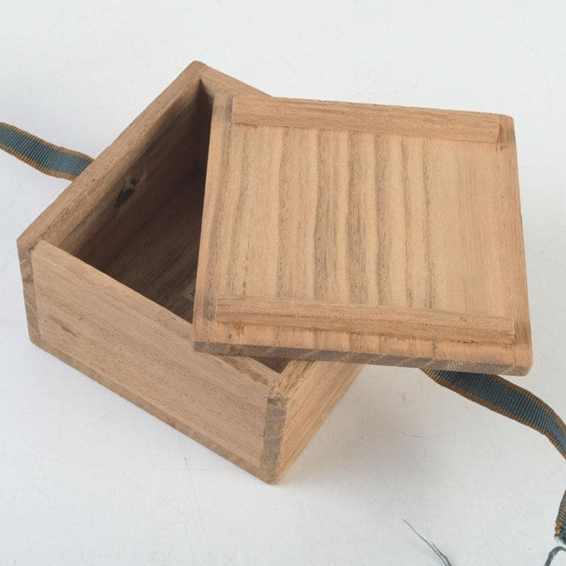 とんちゃん　安藤七宝焼　正倉院御物　双鳥文　香合　共布　共箱　V　9653