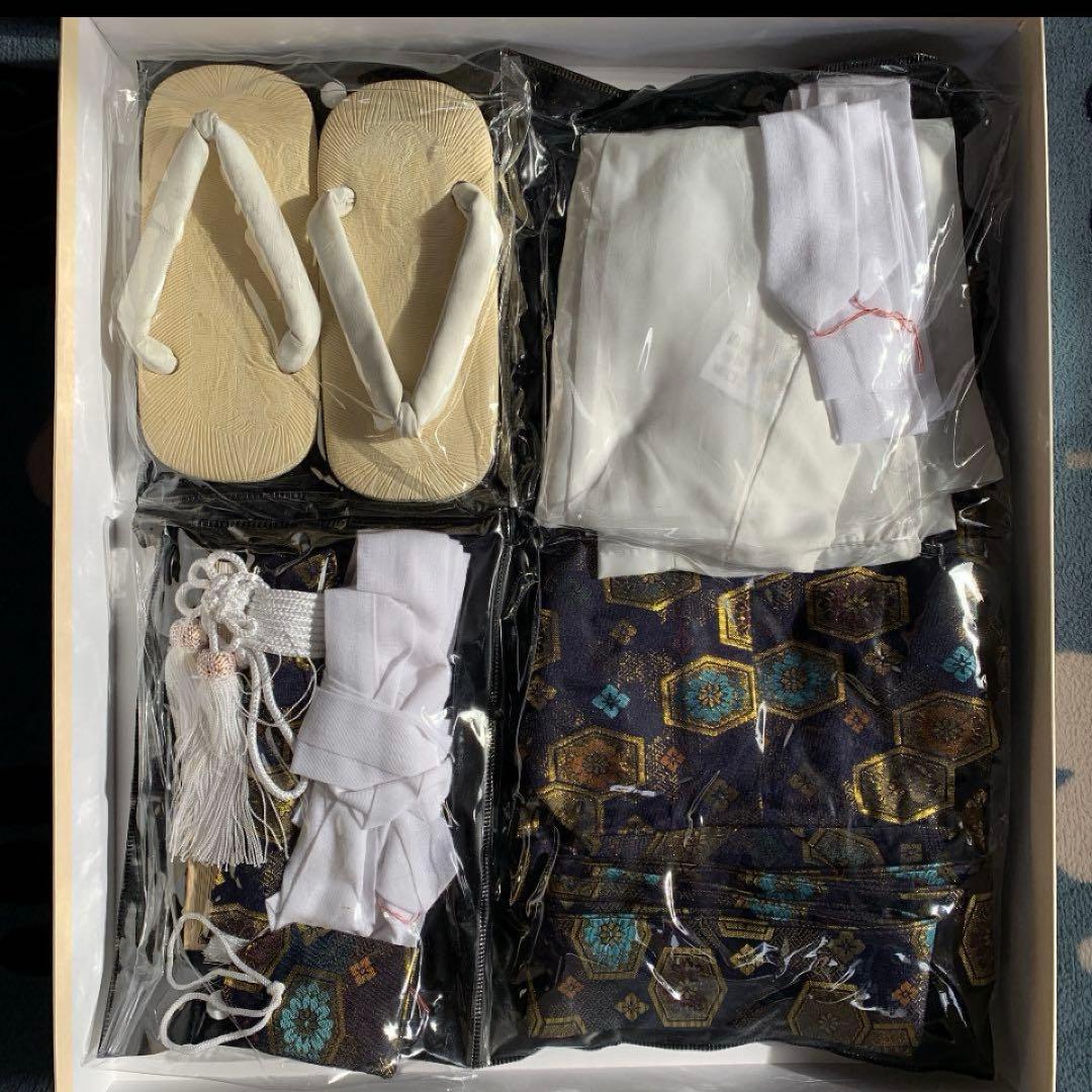 七五三 羽織袴13点フルセット！3〜５歳男児用 送料込み