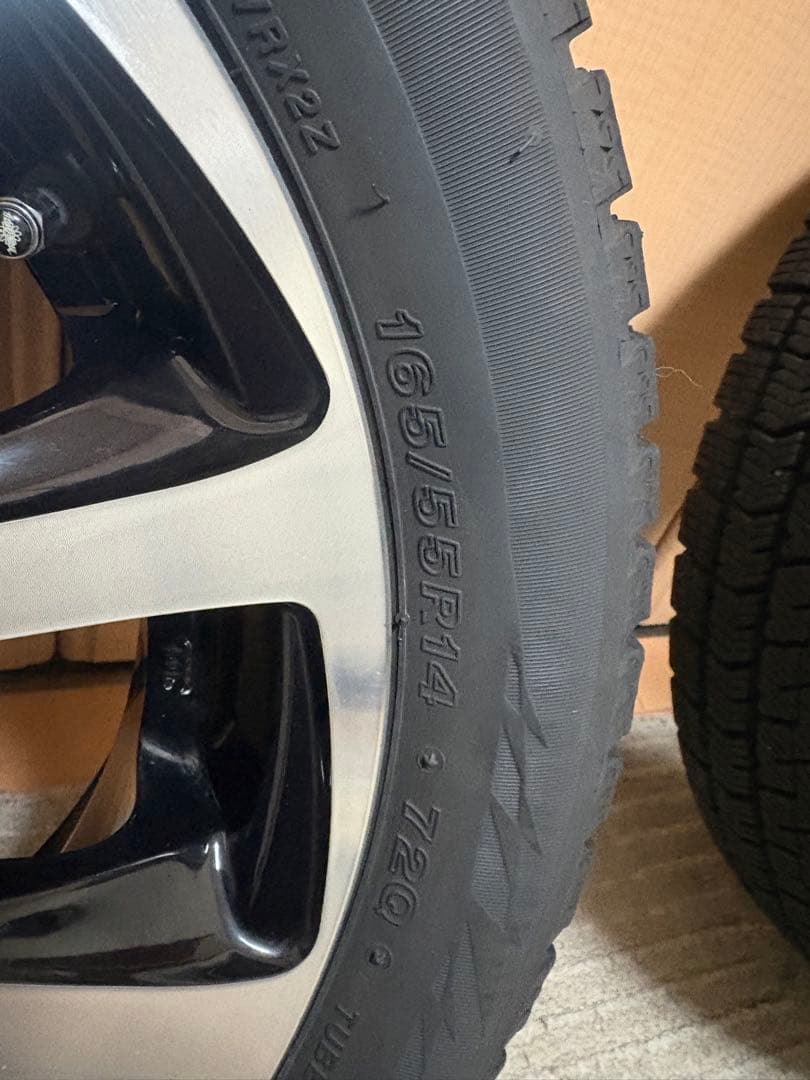 165/55R14 スタッドレスタイヤホイール 4本 ブリヂストン