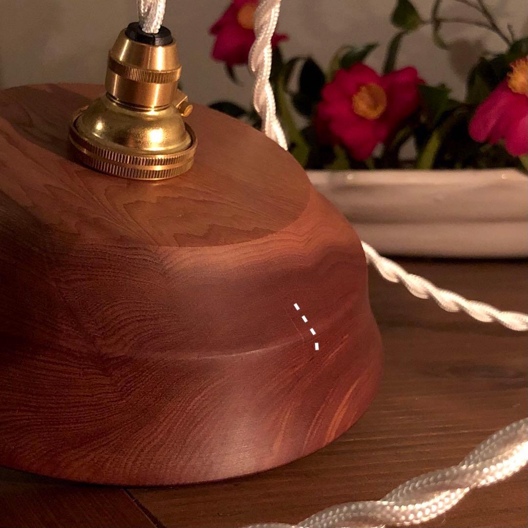 【SALE】古材ペンダントライト 木製ランプシェード 古道具 古家具 ビンテージ