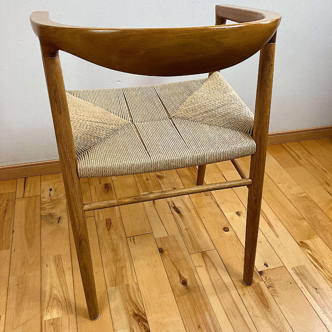 無印良品 オーク材ペーパーコードアームチェア