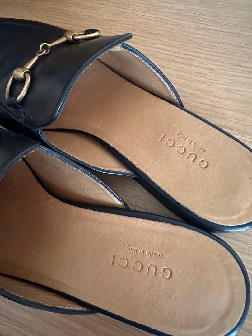 グッチ　プリンスタウンホースビットミュール　35.5 GUCCI