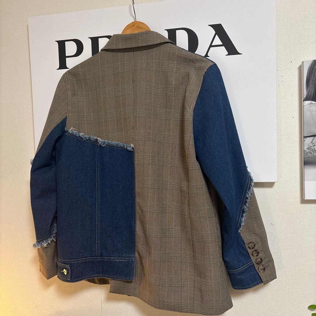 AULA AILA✴︎デニムコンビネーションジャケット