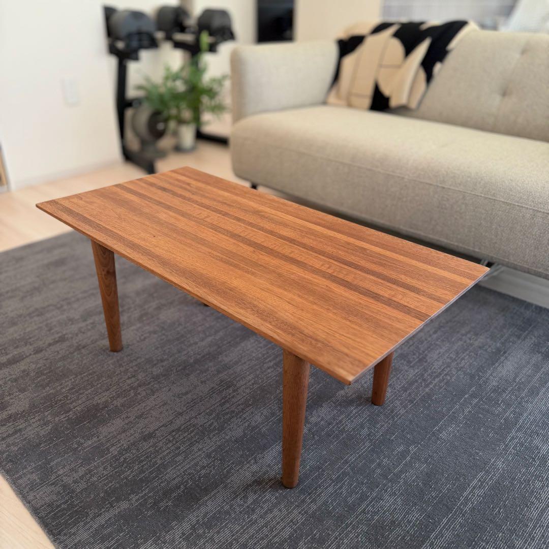 【値下げ】【美品】MASTERWAL ローテーブル ウォールナット 幅90cm