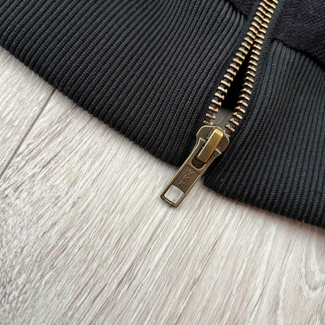 FRED PERRY ベロア ベルベット トラックジャケット ジャージ M 黒金