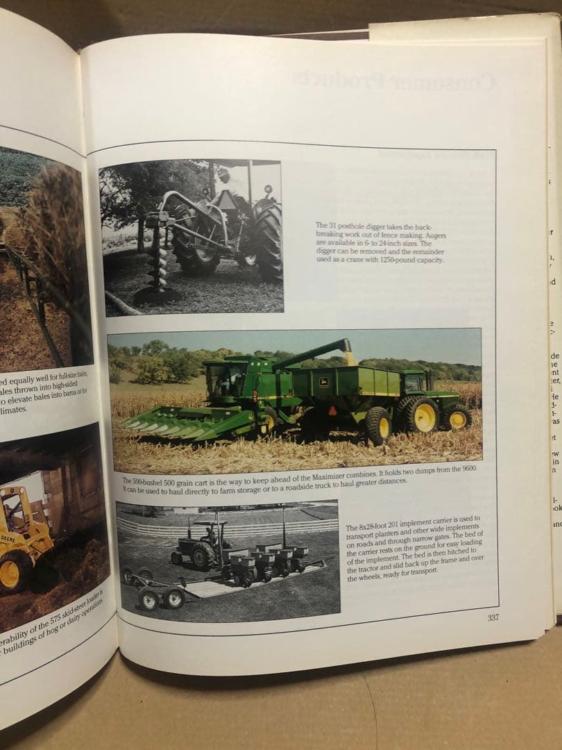 洋書 JOHN DEERE TRACTOR and EQUIPMENT vol.2