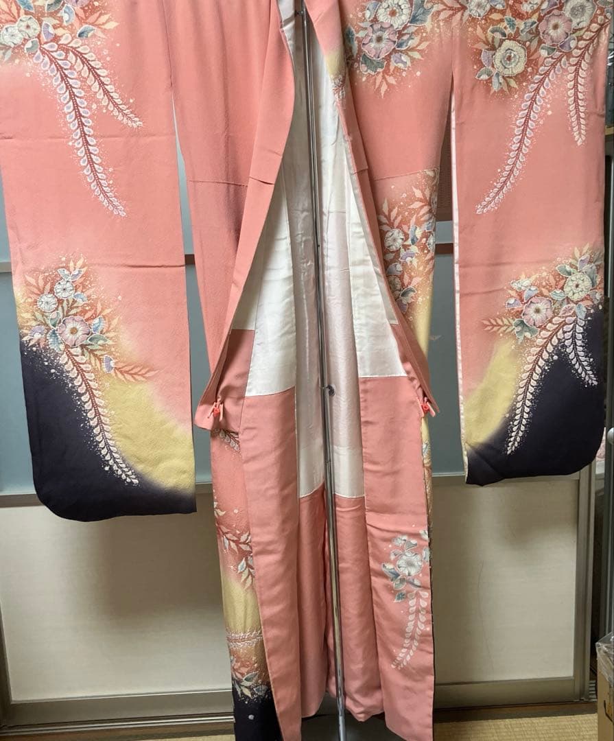 翠山工房　辻ヶ花　正絹振袖