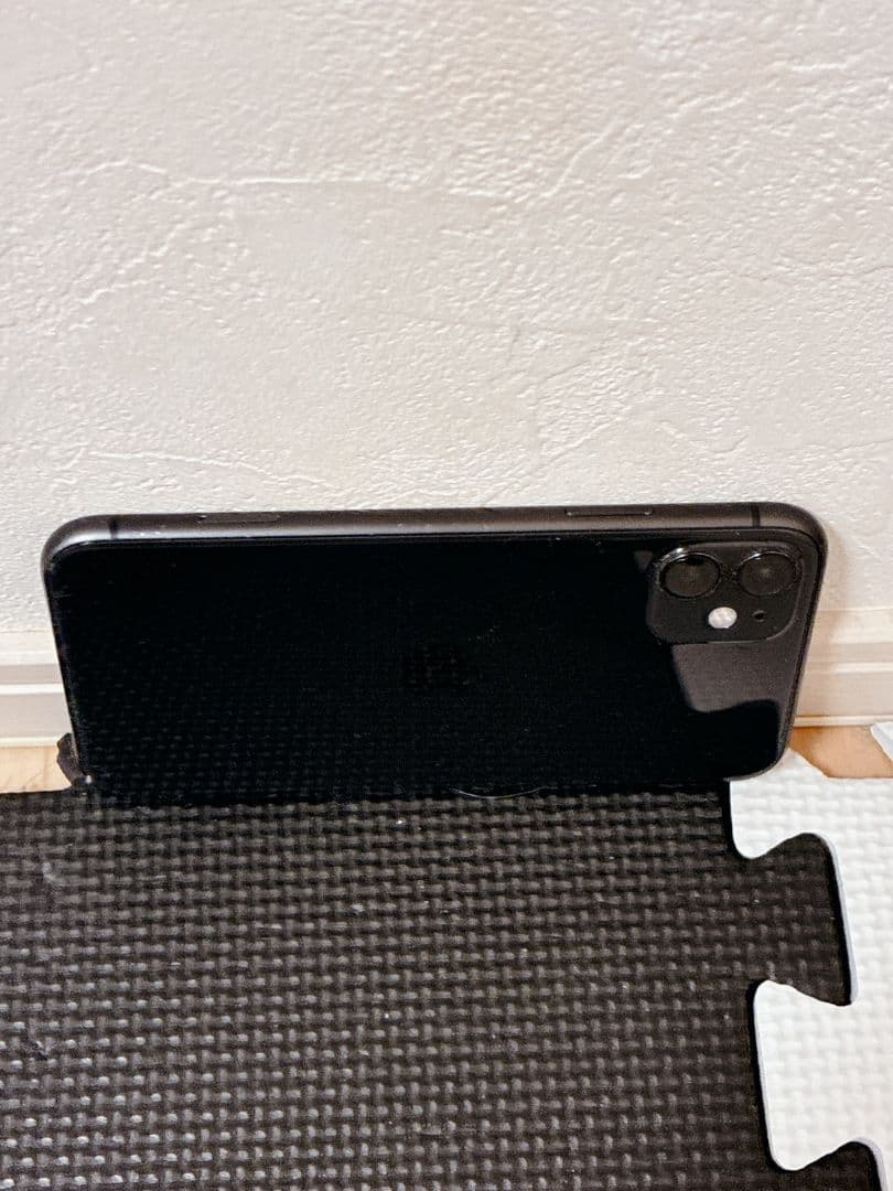 iPhone11 64GB ブラック SIMフリー バッテリー74% 付属品あり