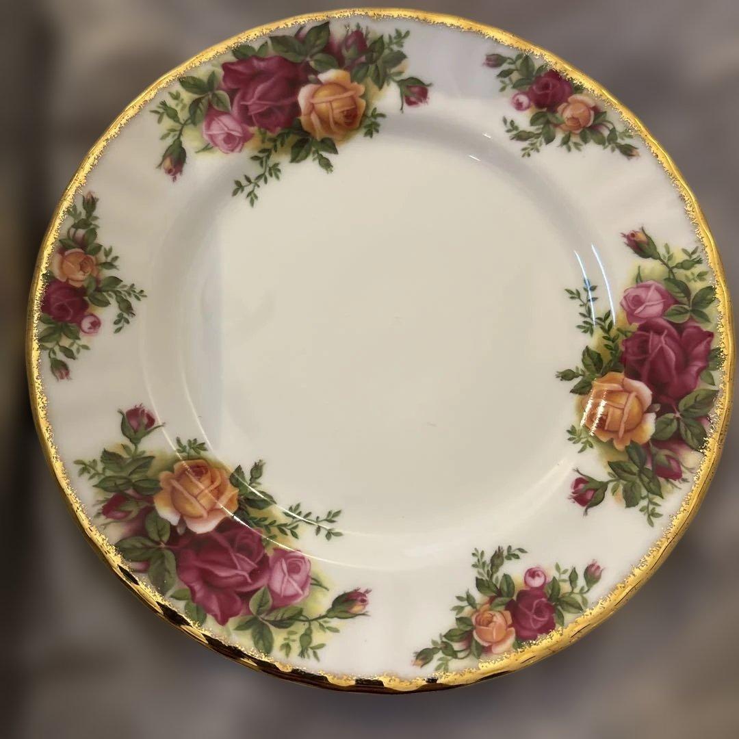 最終値下げ中‼️  花柄皿　５枚セット