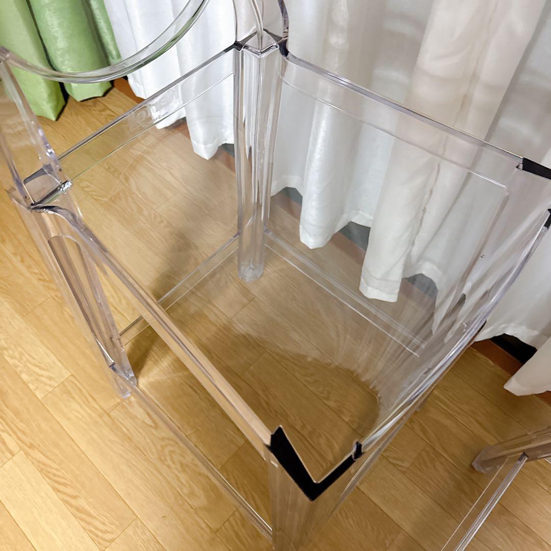 【美品】 Kartell カルテル カウンターチェア ハイスツール ワンモア65