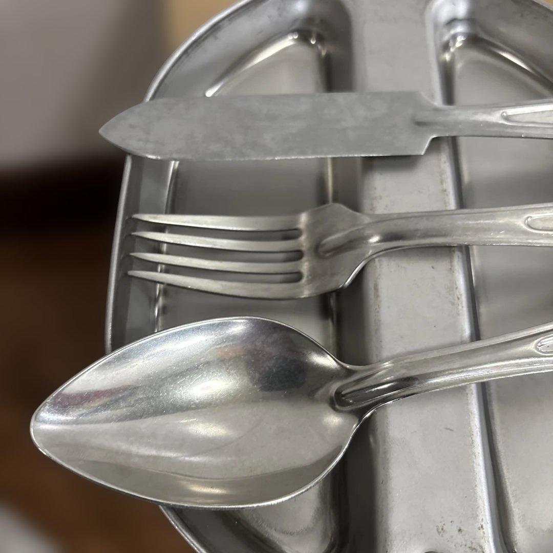 米軍　実物　1967年　メスキットパン　カトラリーセット　送料無料　④