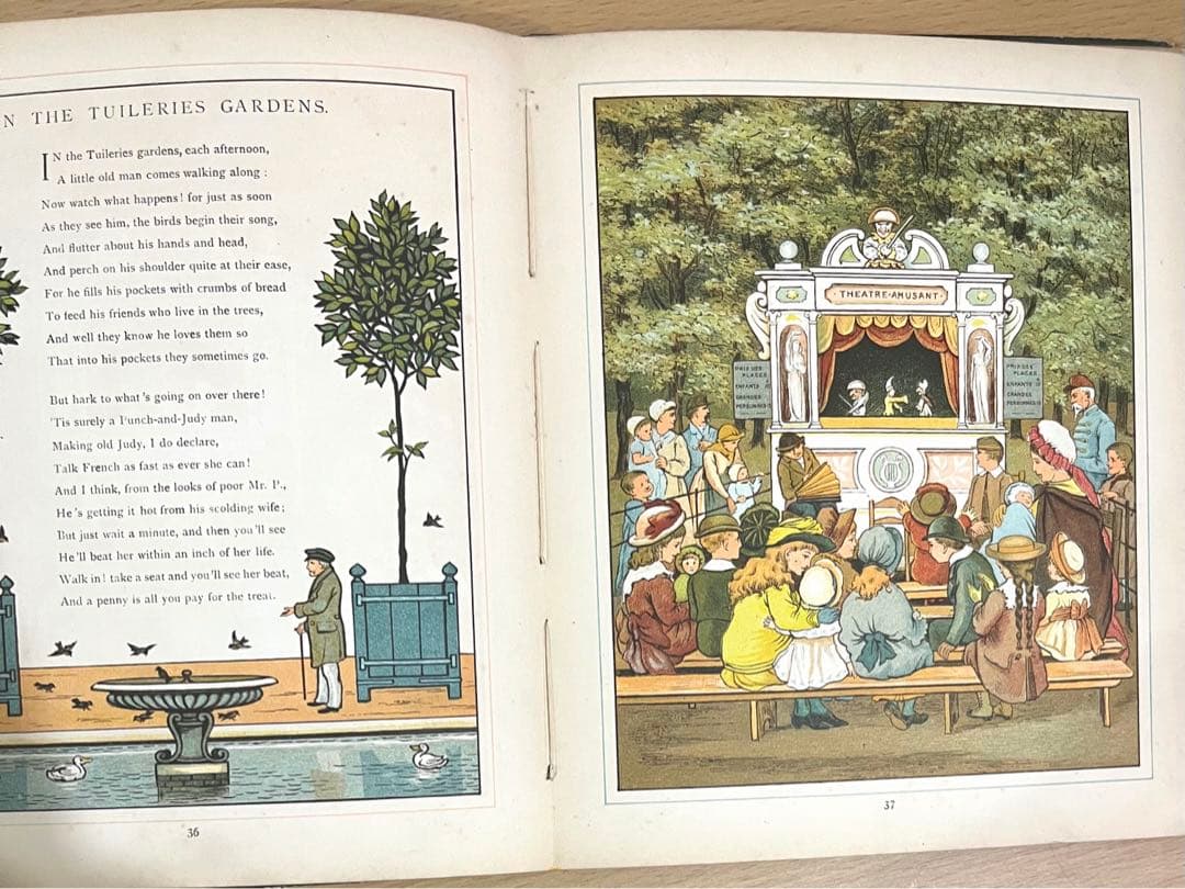 No.285 希少 アンティーク 洋書 絵本 ビクトリアン