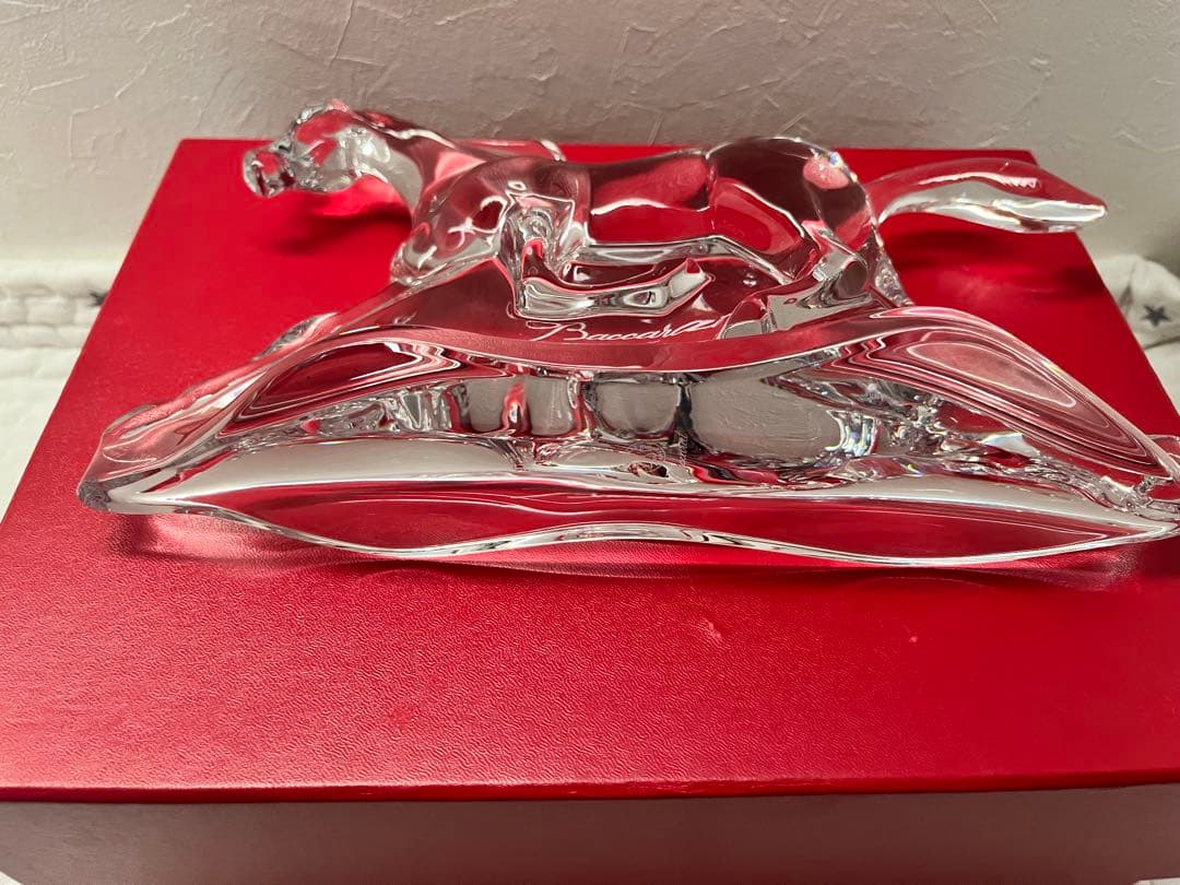 【翌日発送】極希少 特大 Baccarat バカラ ホース 約30cm 3kg