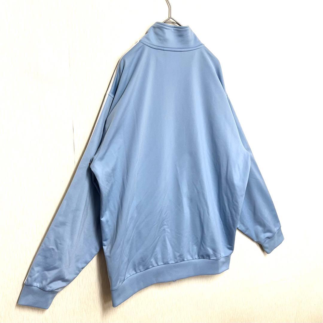 【あのちゃん着用同型同色‼️】 adidasベッケンバウアージャージ L 青 古着