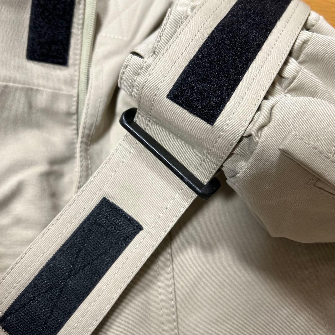 アシックス・minus twenty スノボ　スキーウェア　メンズ　ベージュ