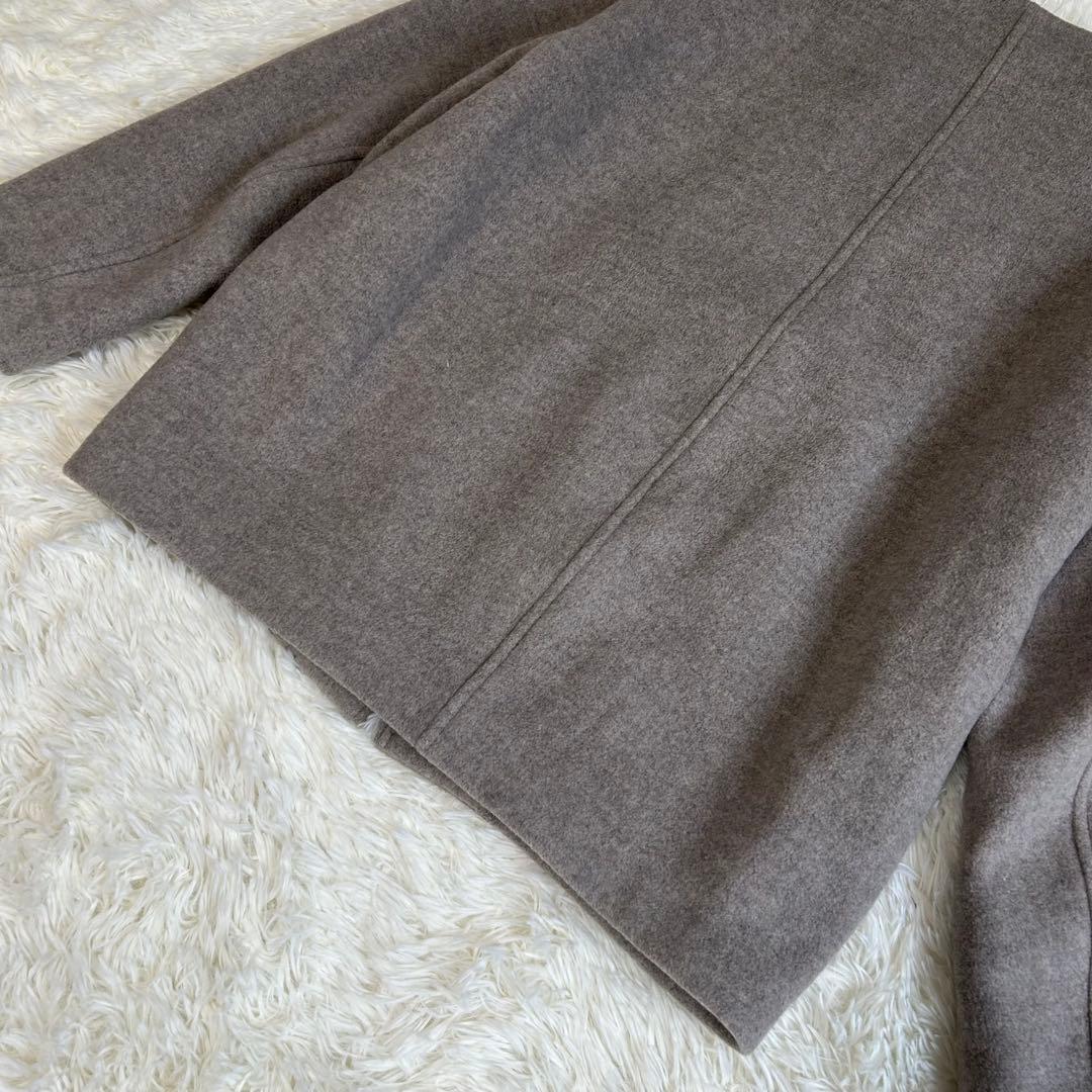 ✨美品✨大人気 ノーブル MTRカラーレスジップショートコート 近年モデル 38