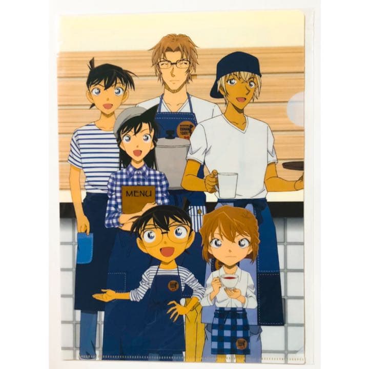 新品★名探偵コナン★コナンカフェ★クリアファイル★4枚セット