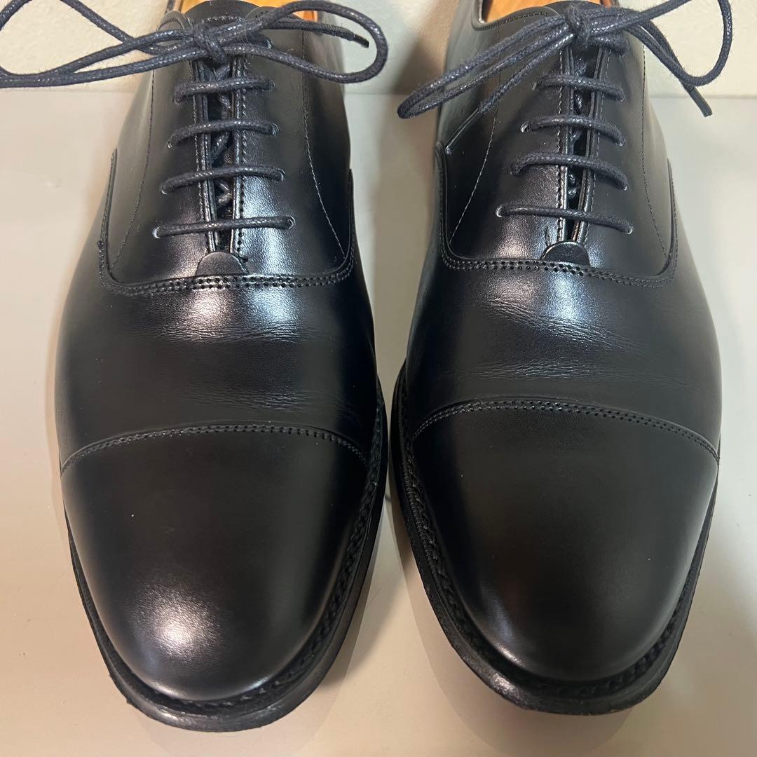 【美品】ロイドフットウェア チーニー製 ストレートチップ ブラック UK6.5