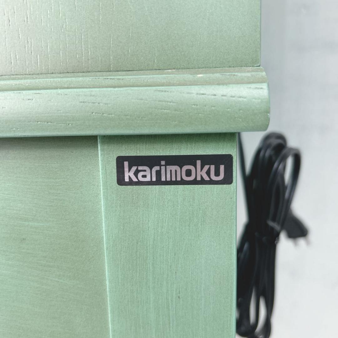 【希少】カリモク　木製　グリーンヒル　ミニデスクコンソール　1998年製