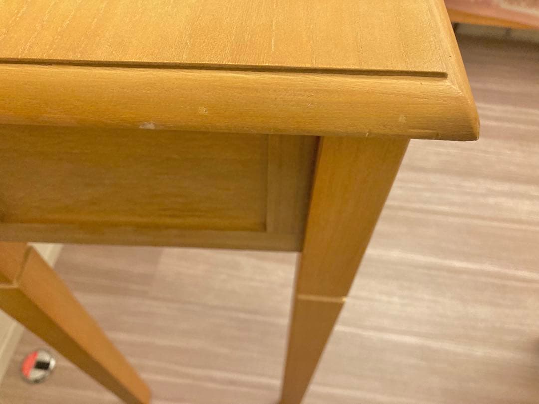 コンソール ナチュラル 木製テーブル 3引き出し付き 軽量 ディスプレイ