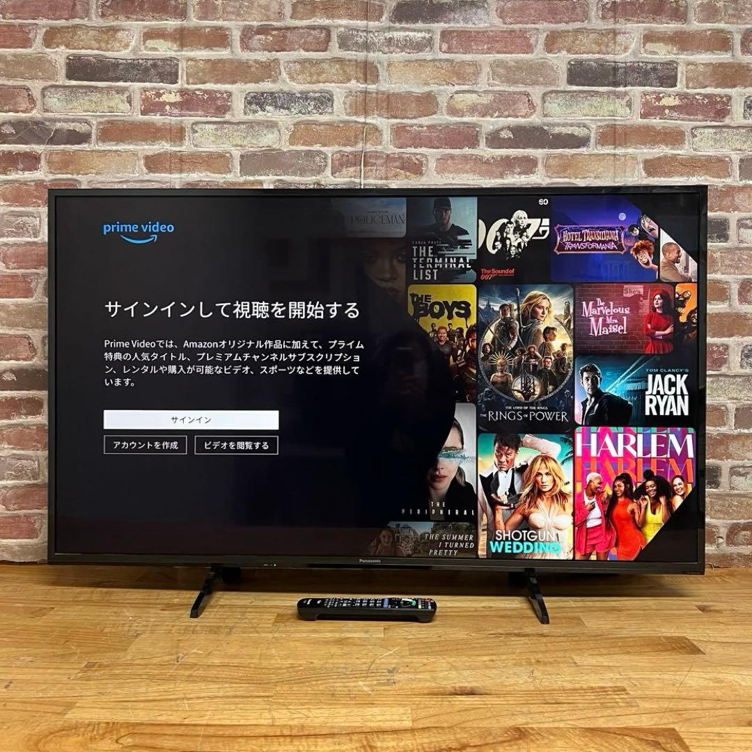 パナソニック 49V型 4K 液晶テレビ VIERA TH-49HX850