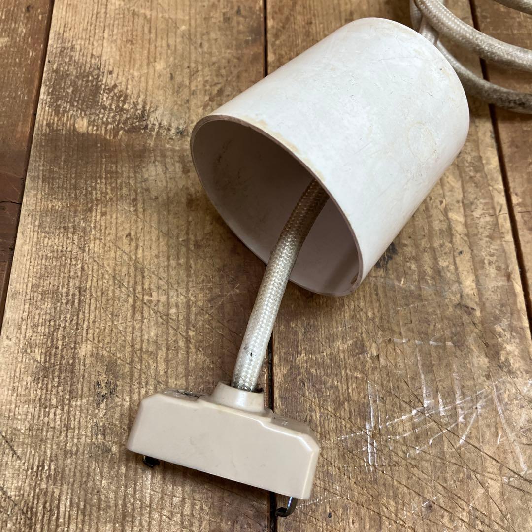 D-2 ③ 昭和レトロ フリル型 ガラスシェード ペンダントライト シーリング