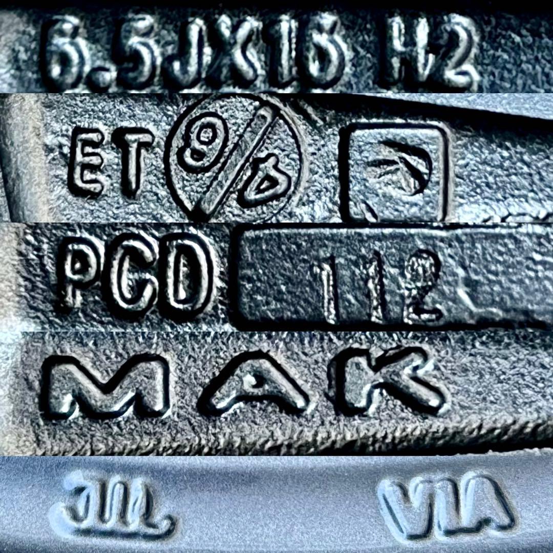 VW ゴルフ ザビートル ヴァリアント T-Roc MAKドレスデンホイール4本