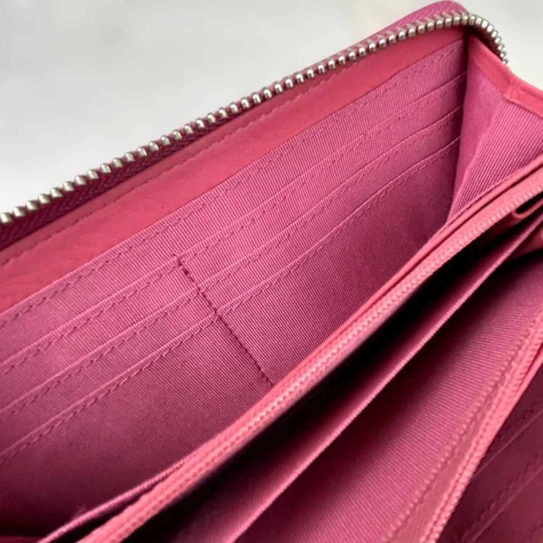 【新品未使用タグ付き】長財布　GRES クロコダイル　ラウンドジップ　ピンク