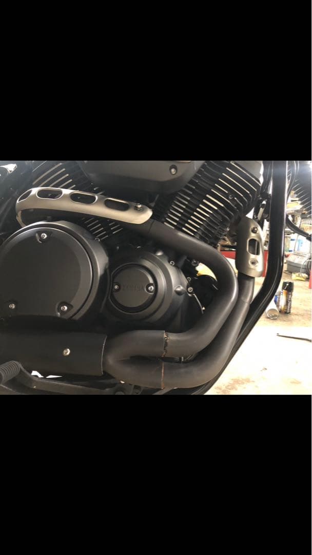 mヤマハBOLTフルエキゾーストマフラーブラックTBRCOMPーS