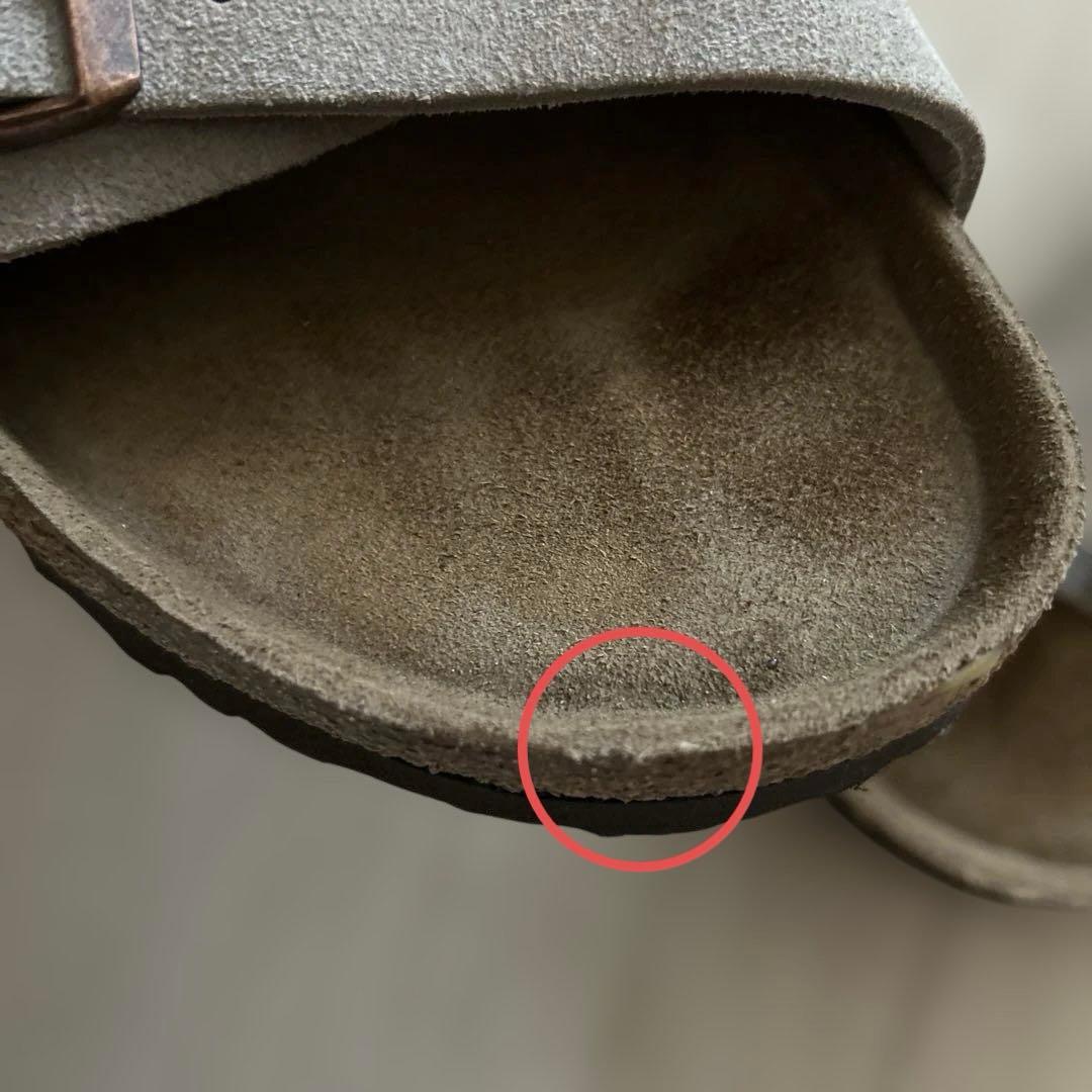 BIRKENSTOCK ベージュ スエード サンダル