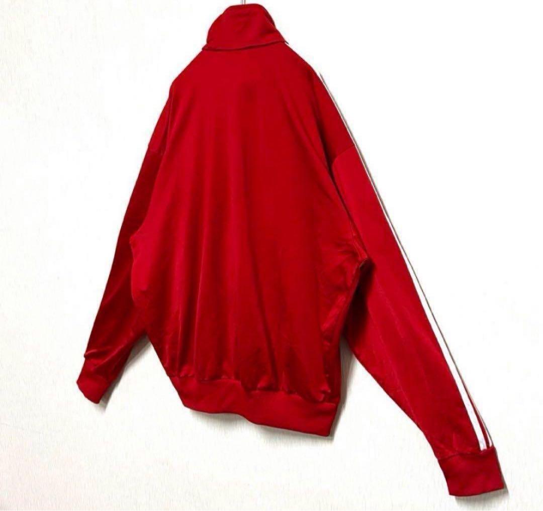 【ビッグサイズ‼️】adidasファイヤーバードトラックジャケット L 赤白 古着