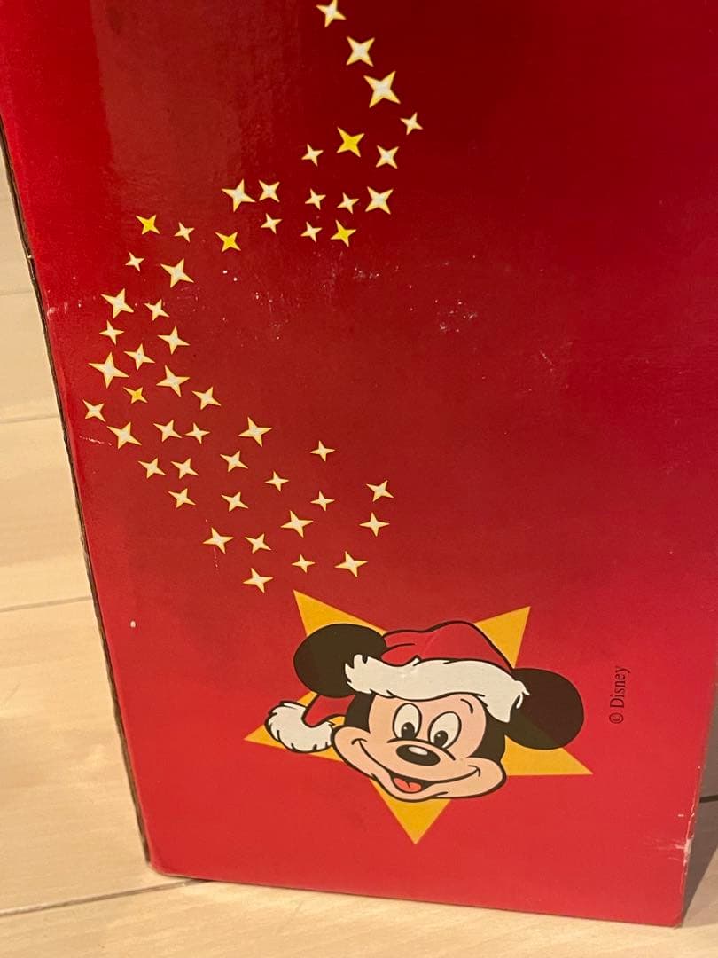 ♡アンティーク ミッキーマウス　サンタ 箱付き クリスマス　ディスプレイフィギュ