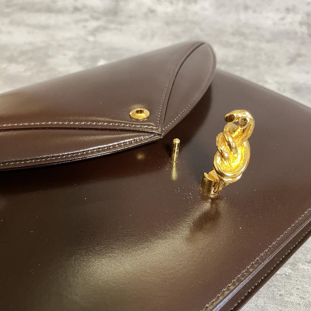 ✨極美品✨銀座和光 WAKO レザー チェーン ショルダーバッグ ゴールド